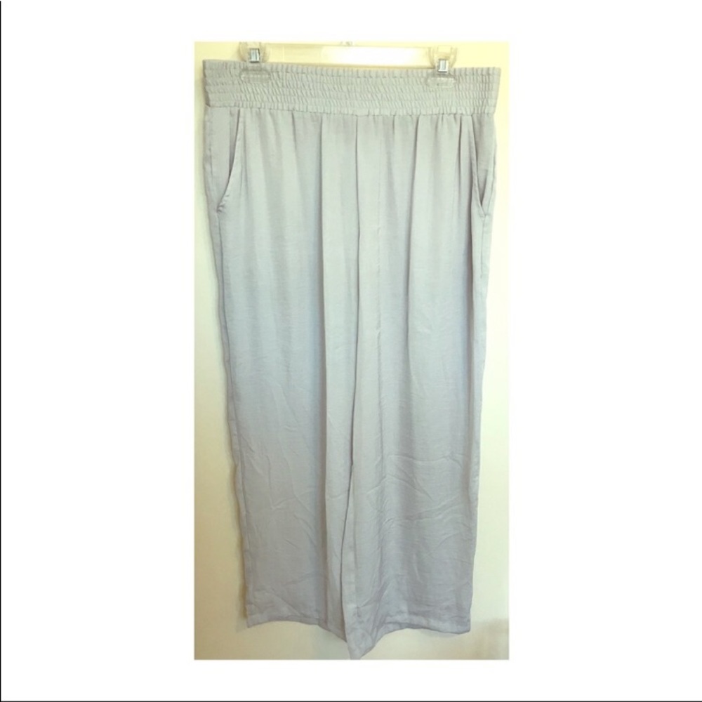 ALFANI | Petite Elastic Waist Wide Leg Pant